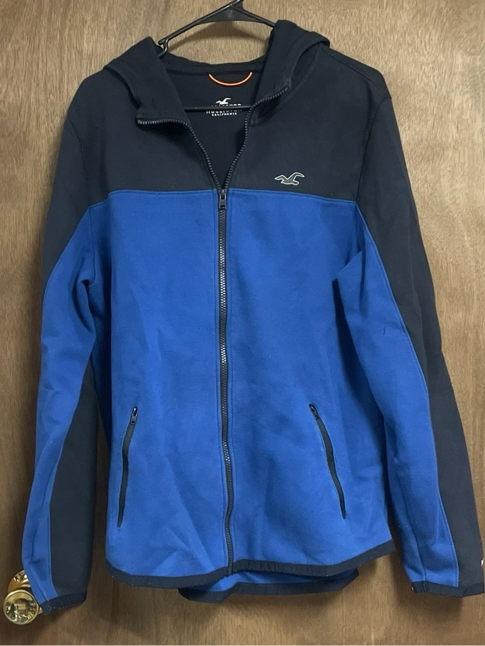Hollister Full Zip Hoodie Sweatshirt Large